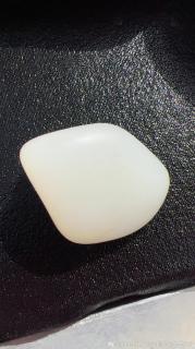新疆和田玉籽料原石 57.2克 光白籽料 羊脂白玉 脂粉细腻油润